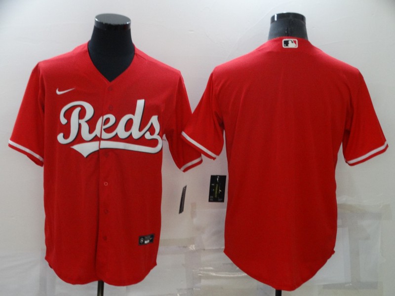 2021 Men Cincinnati Reds Nike red blank MLB Jersey->cincinnati reds->MLB Jersey